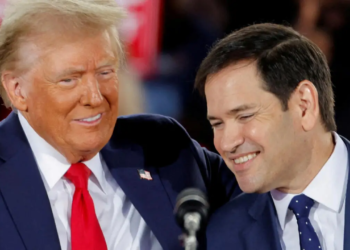 Donald Trump y Marcos Rubio secretario de Estado de Estados Unidos.